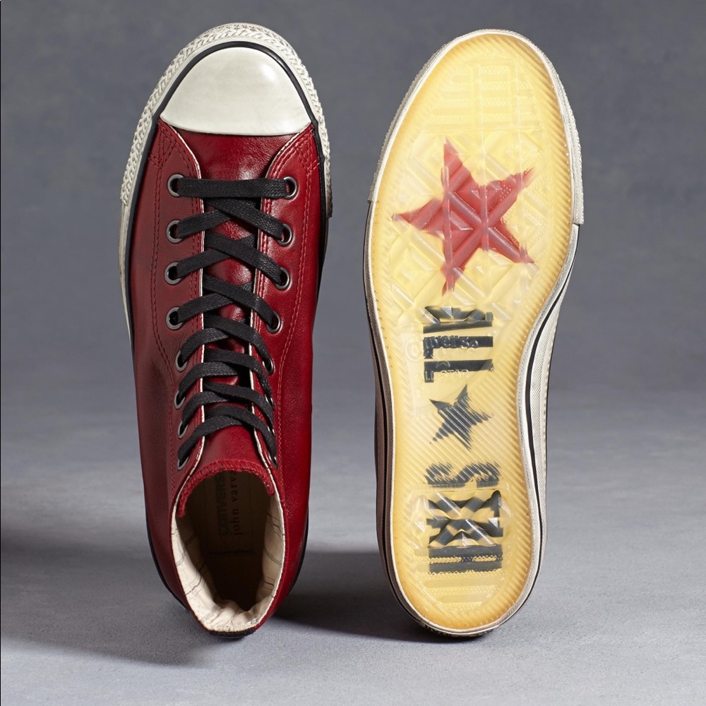COPY - John varvatos converse red sneakers men